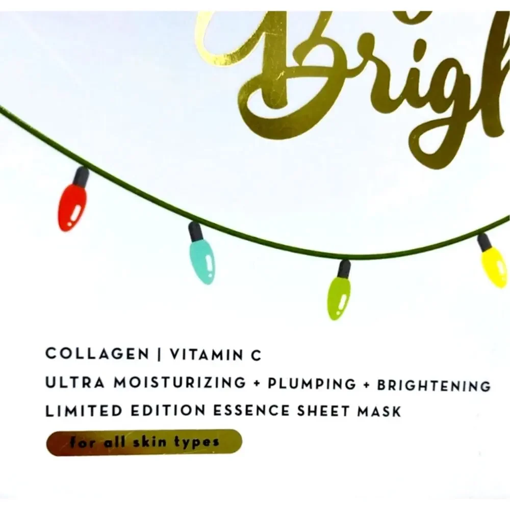 The Creme Shop Merry & Bright Limited Edition Essence Sheet Mask (set of 5)